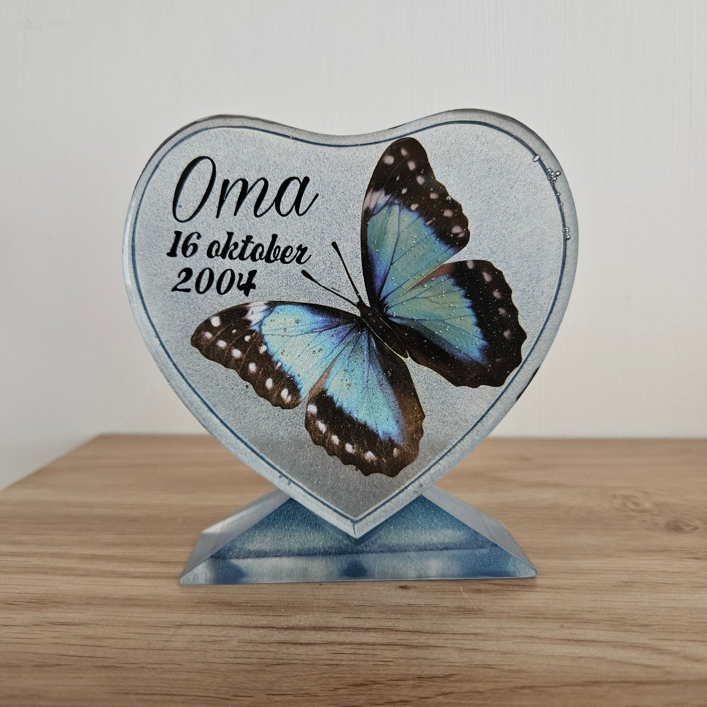 Epoxy Herinneringshart staand maat M