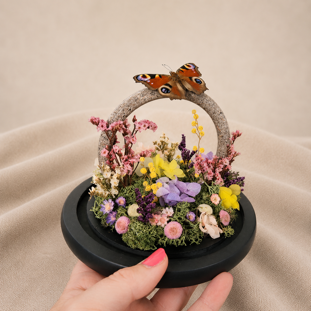Herinneringsstolp epoxy ring
