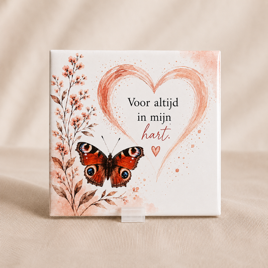 Troosttegel: Voor altijd in mijn hart